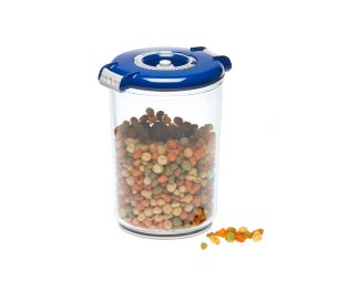 Okrogla vakuumska posoda, 1,5 litra - modra