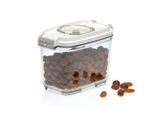 Pravokotna vakuumska posoda, 0,8 litra - bela