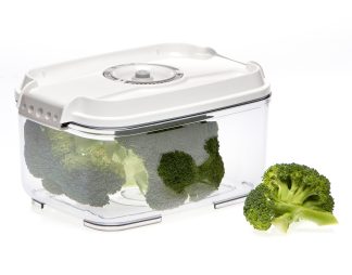 Pravokotna vakuumska posoda, 2 litra - bela