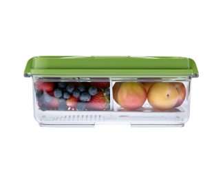 Pravokotna vakuumska posoda, 3 litri - zelena