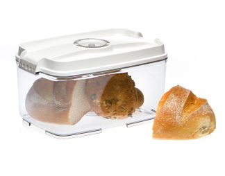 Pravokotna vakuumska posoda, 4,5 litra - bela