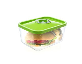 Steklena vakuumska posoda, 2,6 litra - zelena