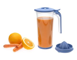 Vakuumski vrč z ožemalnikom, 1 l - lila