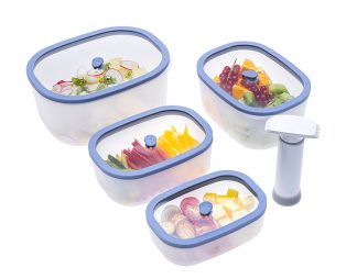 fresko set posod s črpalko