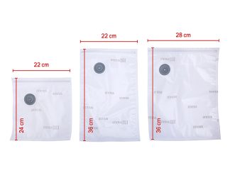 Status ZIP vrečka za večkratno uporabo - velikosti
